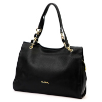 Kožená torbica Pierre Cardin 55097 FRZ DOLLARO - crna