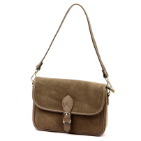 Kožená torbica Luka 25-036 - taupe