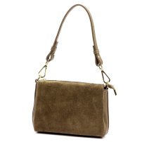 Kožená torbica Luka 24-098 - taupe