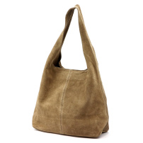 Kožená torbica Camilla PREMIUM 10.006 - taupe